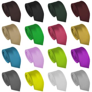 Skinny Satin Neck Ties