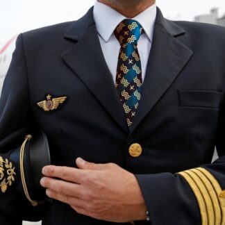 Airline and Private Jet Pilot ties and clip on ties
