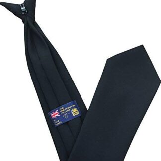 Black Clip-On Standard Security Tie