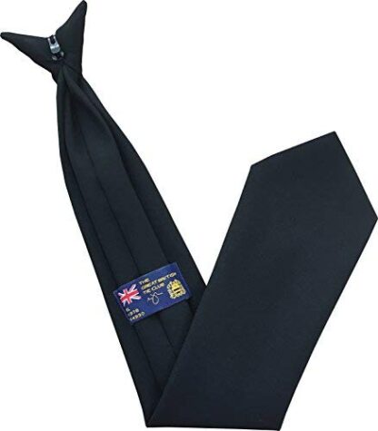 Black Clip-On Standard Security Tie