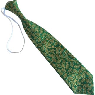 Childrens Boys Christmas Elastic Ties