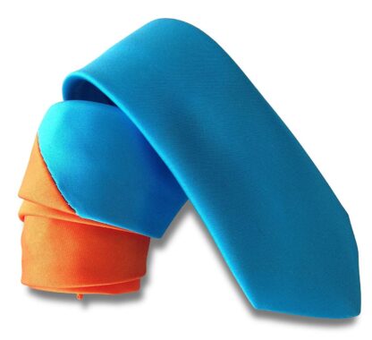 Gary Numan Style Two Tone Retro Skinny Ties