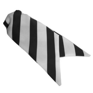 Ladies Striped Clip On Cravats