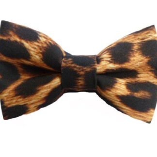 Leopard Print Bow Ties