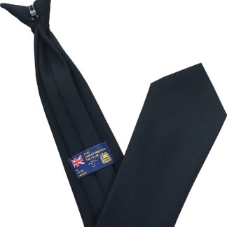 Mens Black Clip On Neck Tie (Security Workwear)