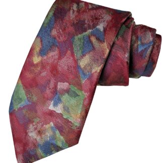 Mens Retro Print Neck Tie