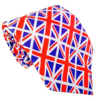 Mens Union Jack Flag Neck Tie