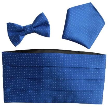 Pinspot Cummerbund Sets (Includes Bow Tie and Hanky)