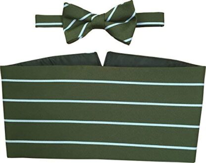The Green Howards Regimental Cummerbund & Bow Tie Set