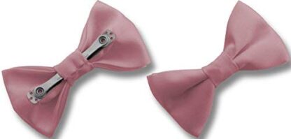 Mens Satin Clip-On Bow Ties - Image 3