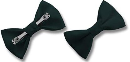 Mens Satin Clip-On Bow Ties - Image 5