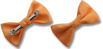 Mens Satin Clip-On Bow Ties - Image 8