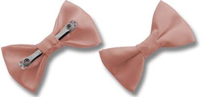 Mens Satin Clip-On Bow Ties - Image 9