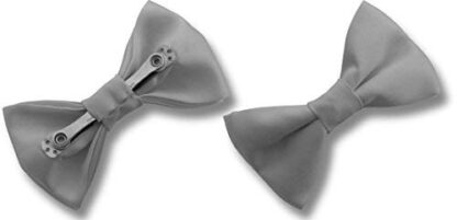 Mens Satin Clip-On Bow Ties - Image 13
