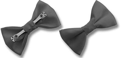 Mens Satin Clip-On Bow Ties - Image 14