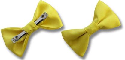 Mens Satin Clip-On Bow Ties - Image 16