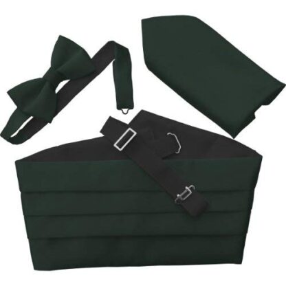 Mens Satin Cummerbund Sets (Including Bow Tie and Hanky) - Image 6