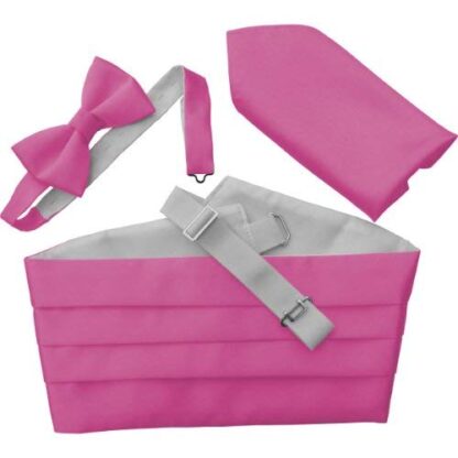 Mens Satin Cummerbund Sets (Including Bow Tie and Hanky) - Image 8
