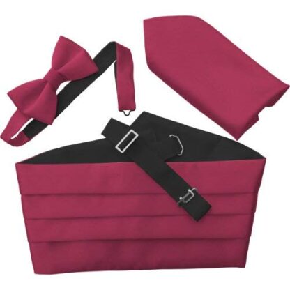 Mens Satin Cummerbund Sets (Including Bow Tie and Hanky) - Image 11