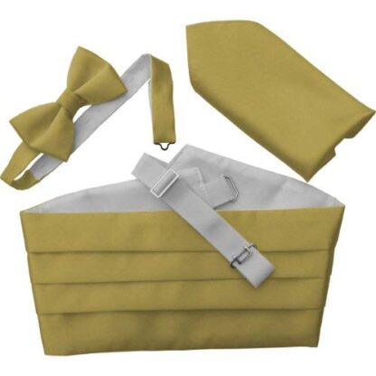 Mens Satin Cummerbund Sets (Including Bow Tie and Hanky) - Image 12