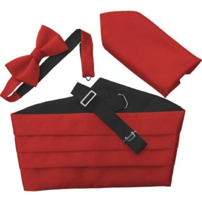 Mens Satin Cummerbund Sets (Including Bow Tie and Hanky) - Image 20