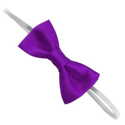Childrens Satin Elastic Bow Ties - Image 21