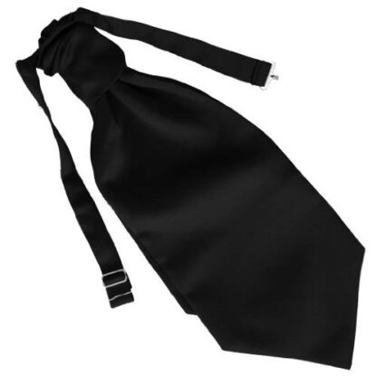 Mens Satin Wedding Ruche Cravats - Image 3