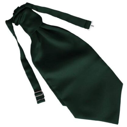 Mens Satin Wedding Ruche Cravats - Image 5