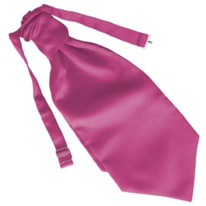 Mens Satin Wedding Ruche Cravats - Image 7