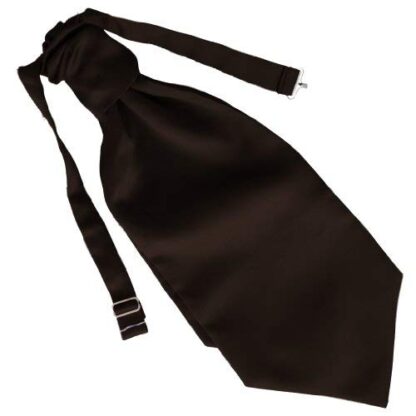 Mens Satin Wedding Ruche Cravats - Image 9