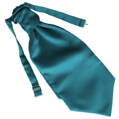 Mens Satin Wedding Ruche Cravats - Image 15