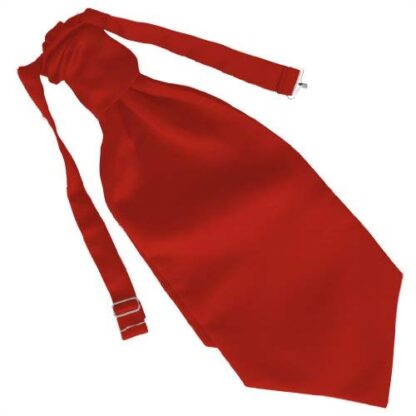 Mens Satin Wedding Ruche Cravats - Image 21