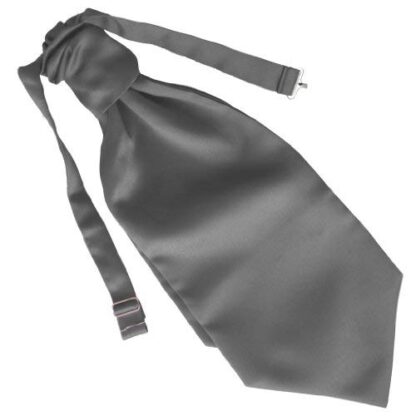 Mens Satin Wedding Ruche Cravats - Image 23