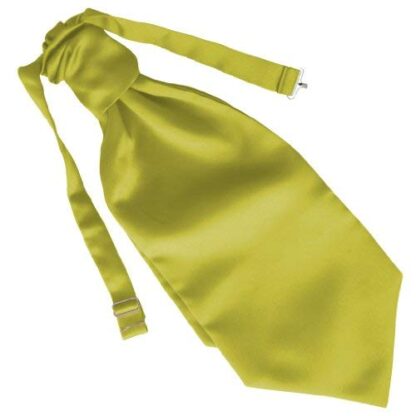 Mens Satin Wedding Ruche Cravats - Image 25