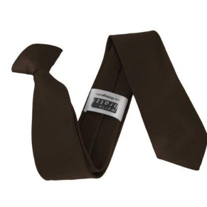 Italian Satin Skinny Thin Clip On Ties - Image 6