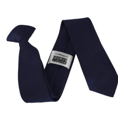 Italian Satin Skinny Thin Clip On Ties - Image 14