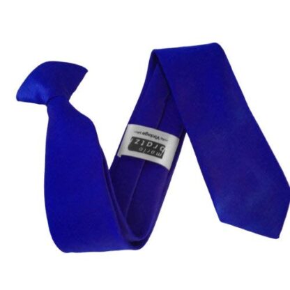 Italian Satin Skinny Thin Clip On Ties - Image 18