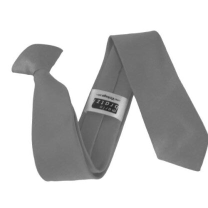 Italian Satin Skinny Thin Clip On Ties - Image 19