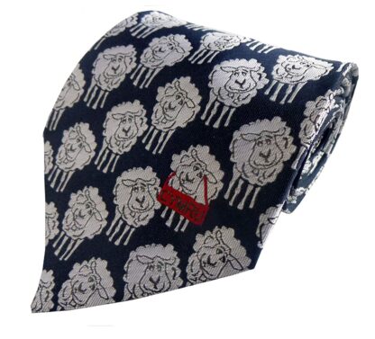 Cymru Wales Welsh Sheep Neck Tie - Image 4