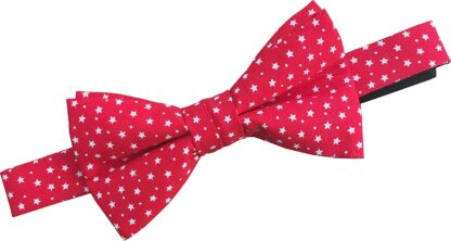 Christmas Stars & Snow Bow Ties 100% Cotton - Image 3