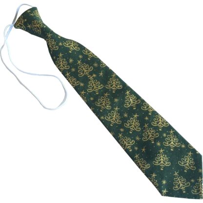 Childrens Boys Christmas Elastic Ties - Image 4